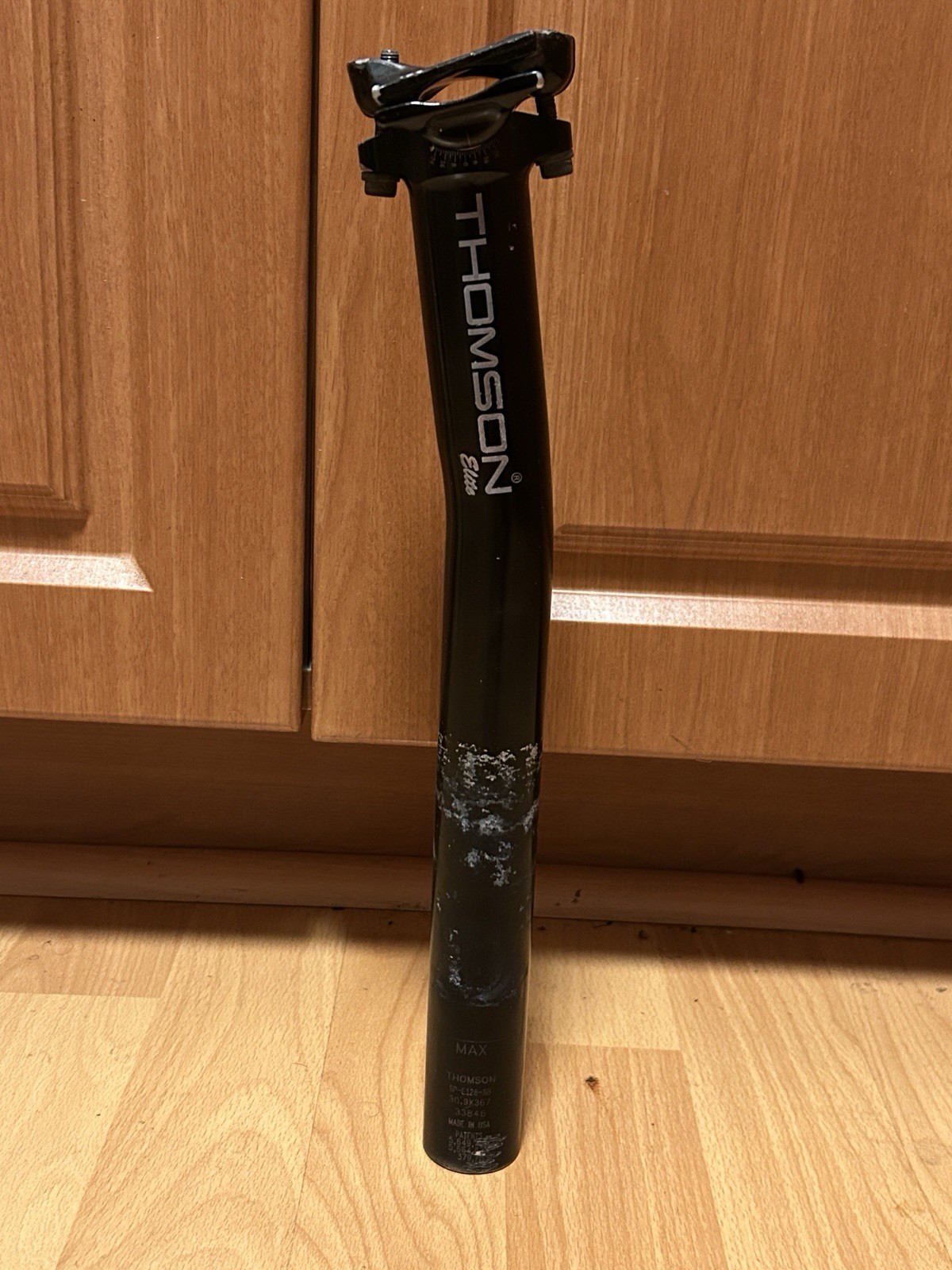 Thomson Elite Setback Bicycle Seat Post 30.9 mm x 367 SP-E128-SB 90s Retro MTB