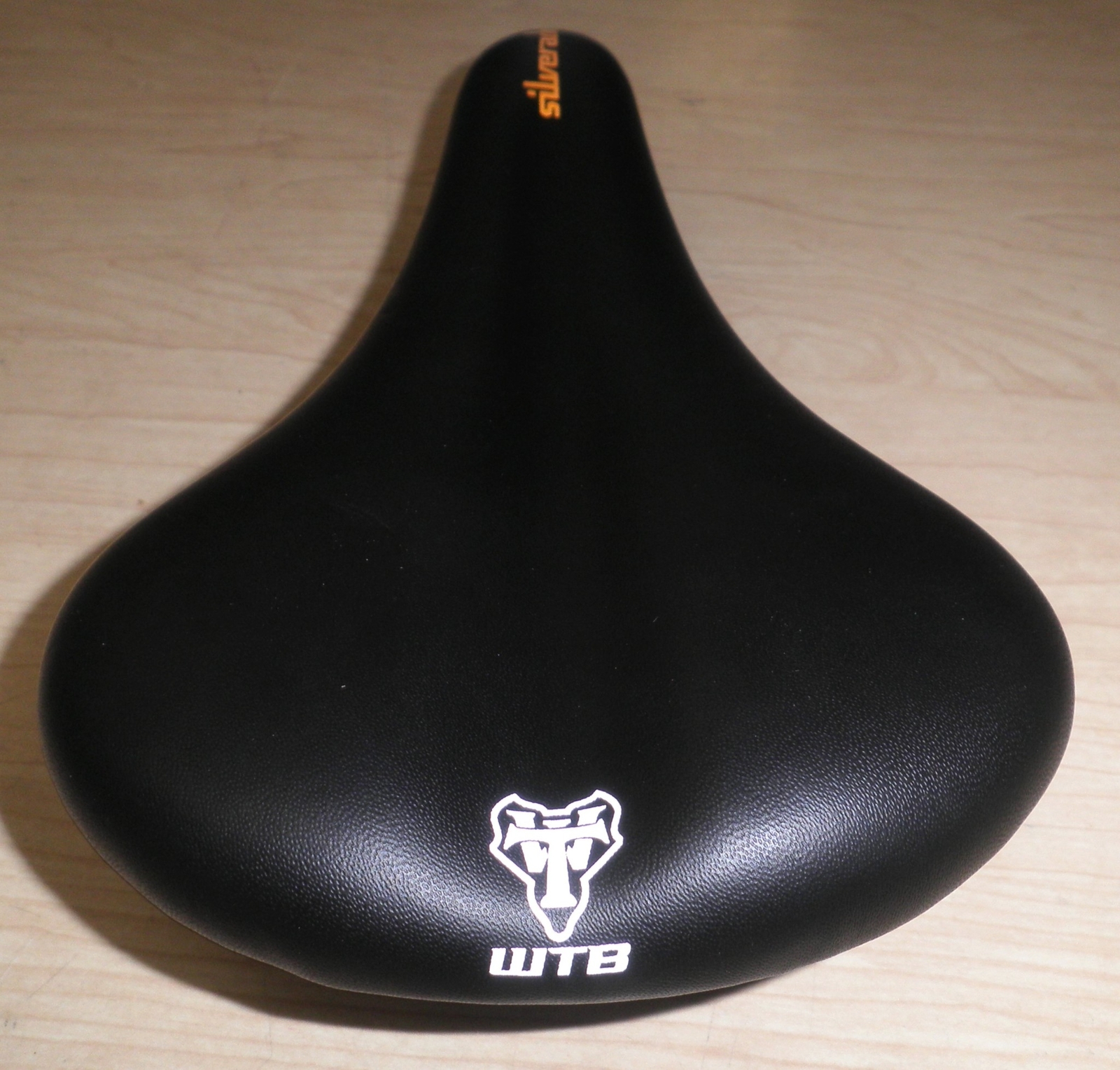 WTB SILVERADO BLACK/NEON ORANGE BIKE SADDLE/SEAT BICYCLE PARTS 42-5