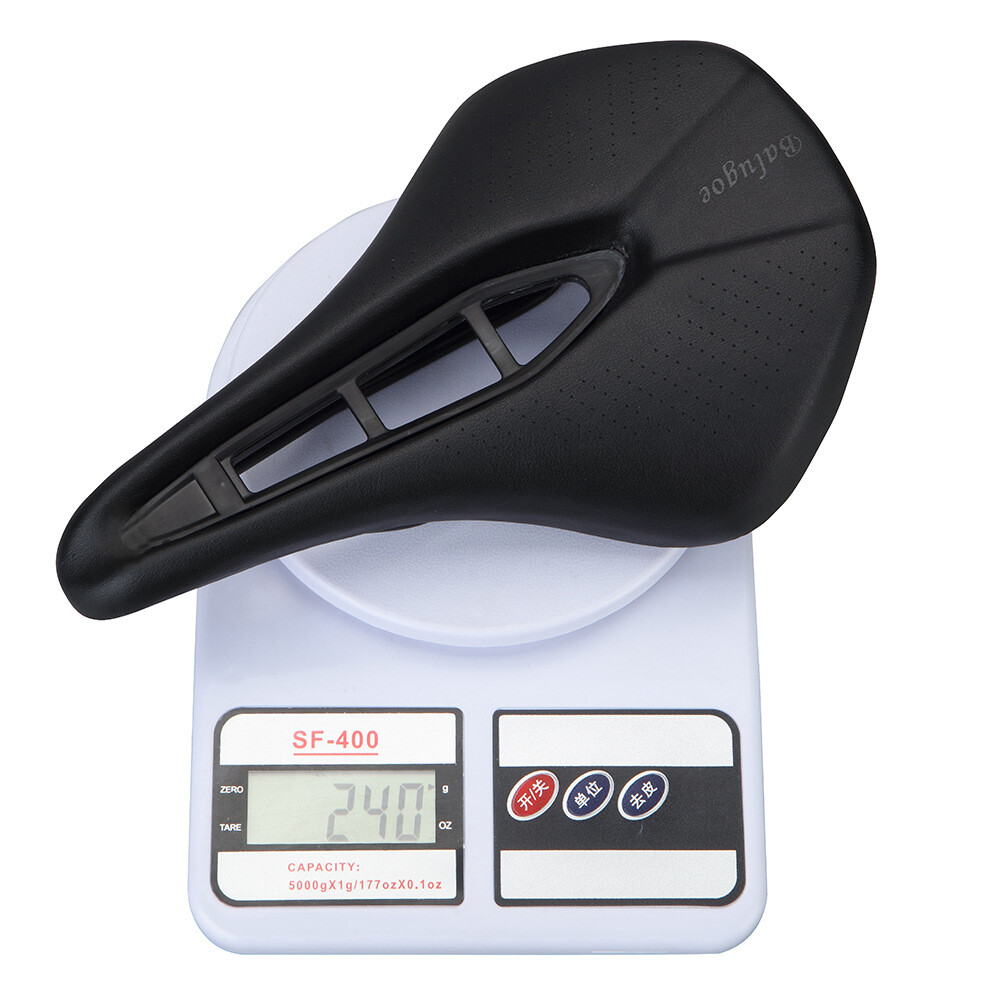 EC90 Road Bike Saddle Mountain Bike Racing Saddle PU Soft Seat Cushion 243*155mm