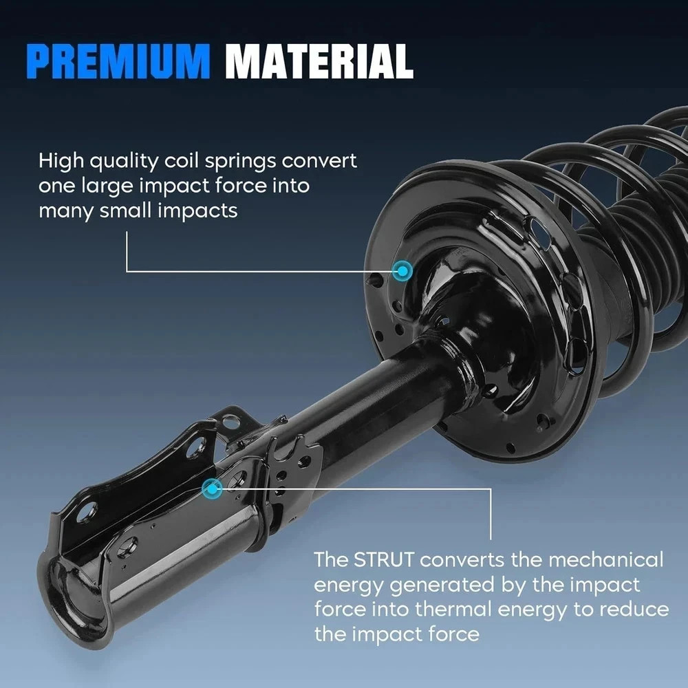 Rear Coil Spring Strut & Stabilizer Sway Bar Links Fit for Toyota for Camry/S…