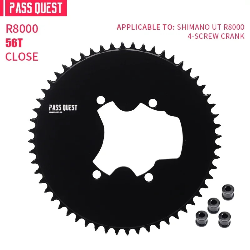 Narrow Wide Chainring for 110BCD 4 – Bolt AERO Compatible with 9/10/11/12 Speed