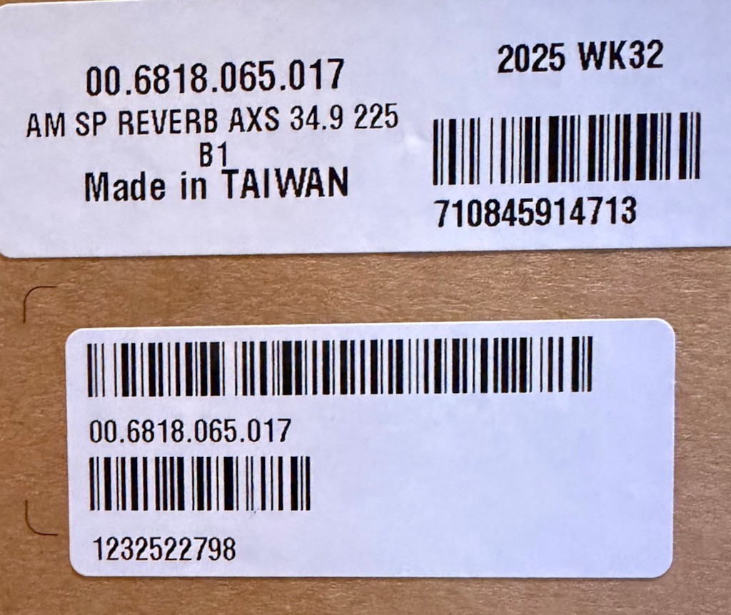 2026 NEW Rock Shox Reverb 34.9 225mm b1 AXS Dropper
