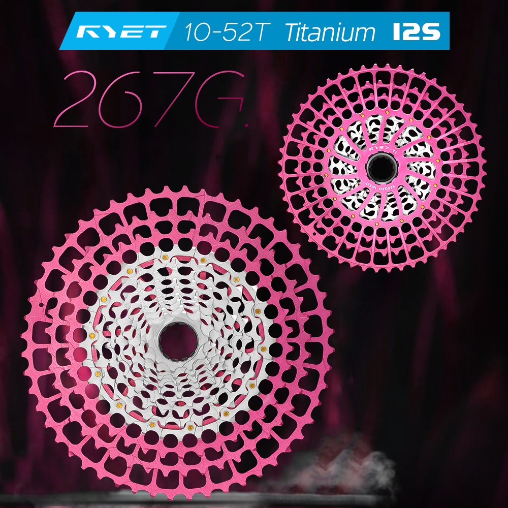 RYET CNC Road Gravel Cassette 11-34Z 12 Speed 230g, Fits Shimano HG