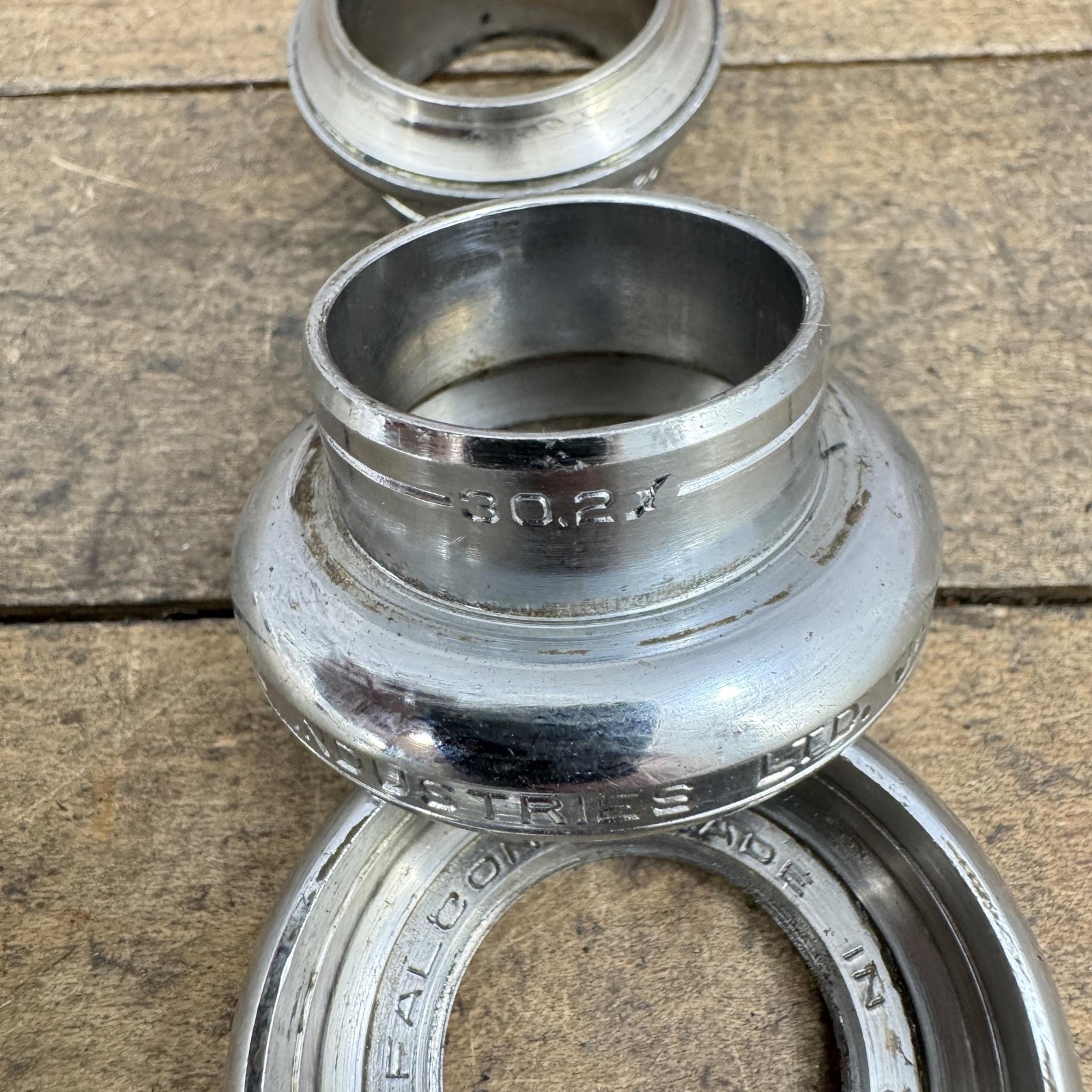 Vintage Tange Falcon 1 Inch Threaded Headset 80s ATB Mountain 30.2 26.4 MTB