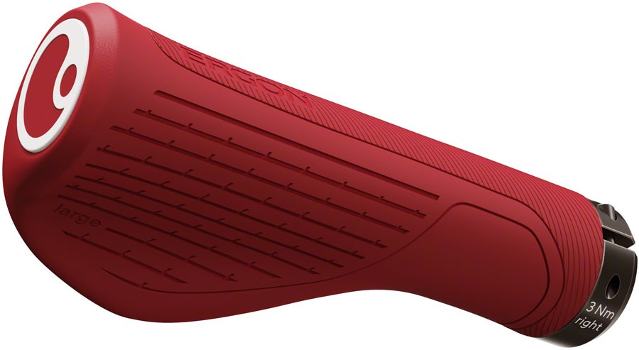 Ergon GS1 Evo Grips – Small, Red Dual Touch Surface For Soft Grip