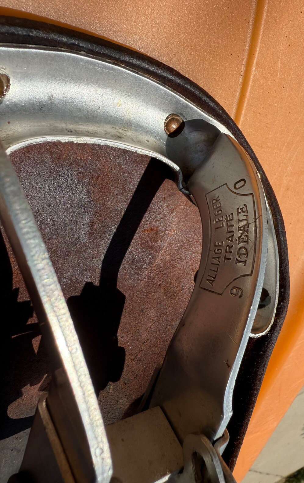 Ideale 90/Aluminum Daniel Rebour Autographed Saddle «special competition» Brown