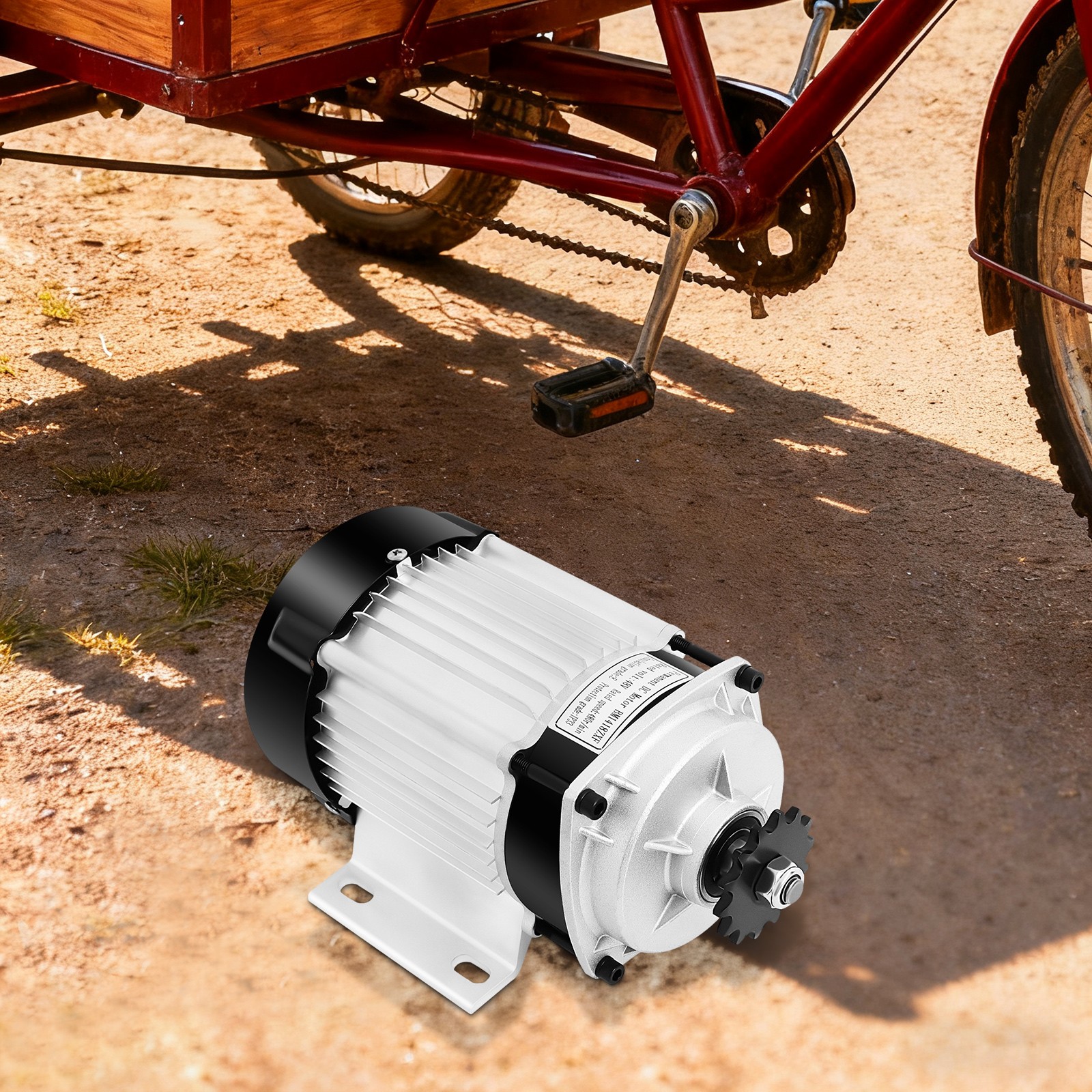 48V 750W Electric Bike Geared Brushless Motor Kit For Adults Tricycle Trike