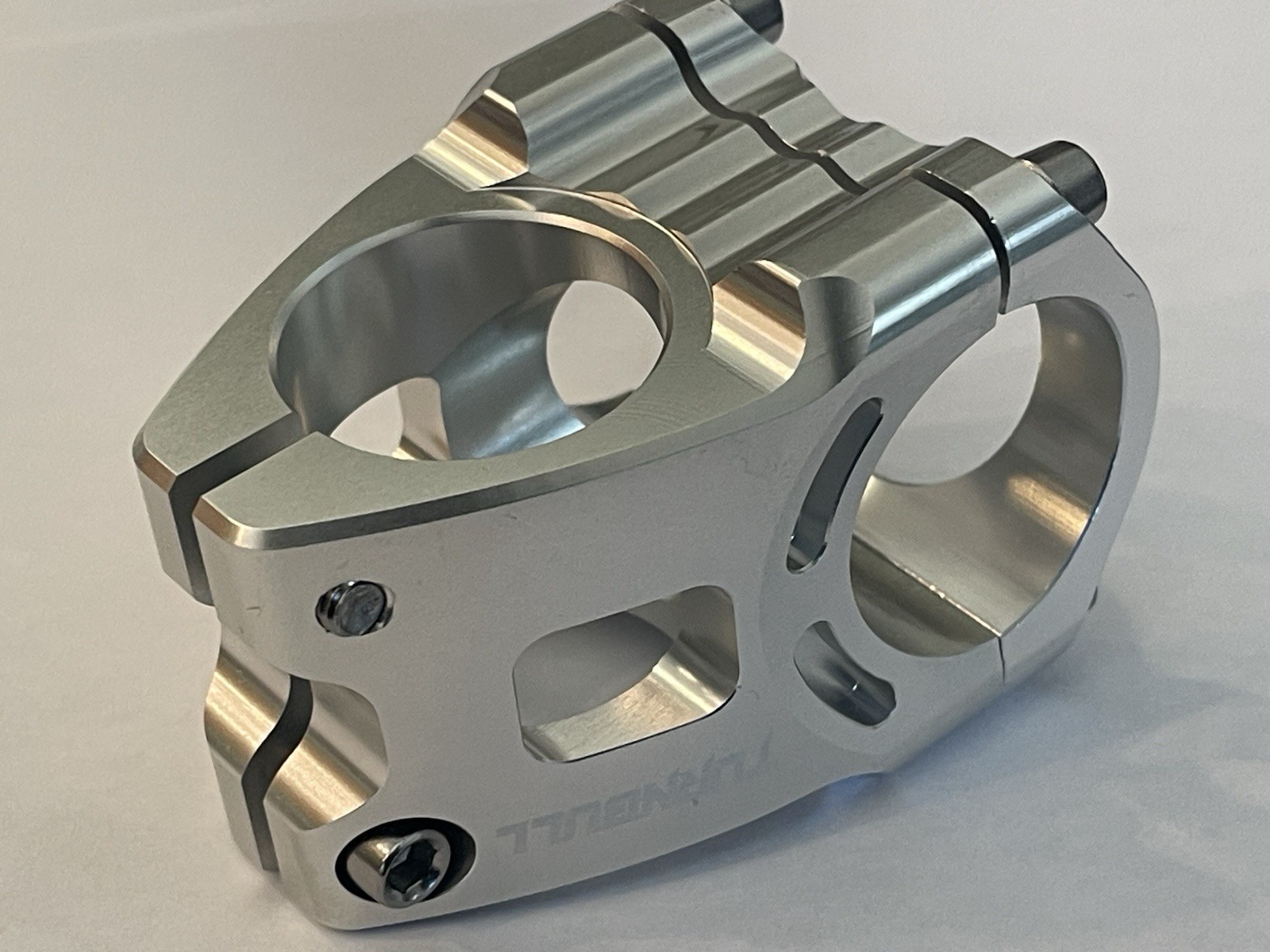 Turnbull CNC’d Billet MTB Stem 31.8MM/35MM 0° Silver Heavy Duty
