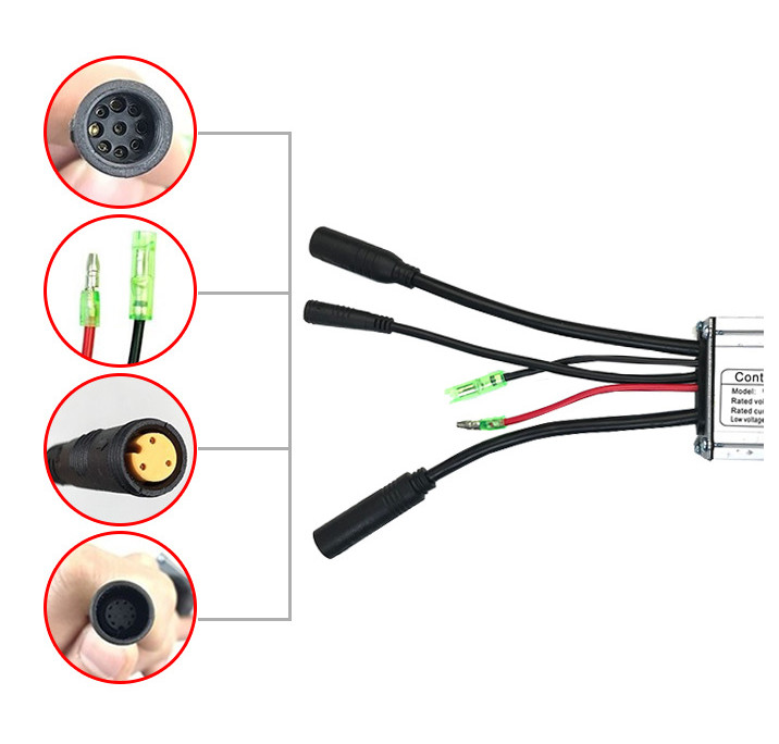 36V 48V 15A Ebike Controller For 250W/350W Brushless Motor Electric Bike Bicycle