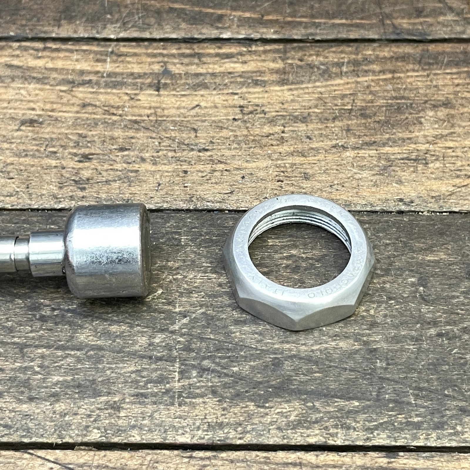 Vintage Campagnolo Super Record Headset Top Nut Alloy 1x24TPI England Italy