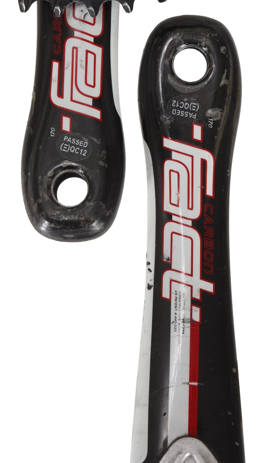 Specialized S-Works 2x 10 Carbon Road Bike Crankset 170mm 53/39T QUARQ Power