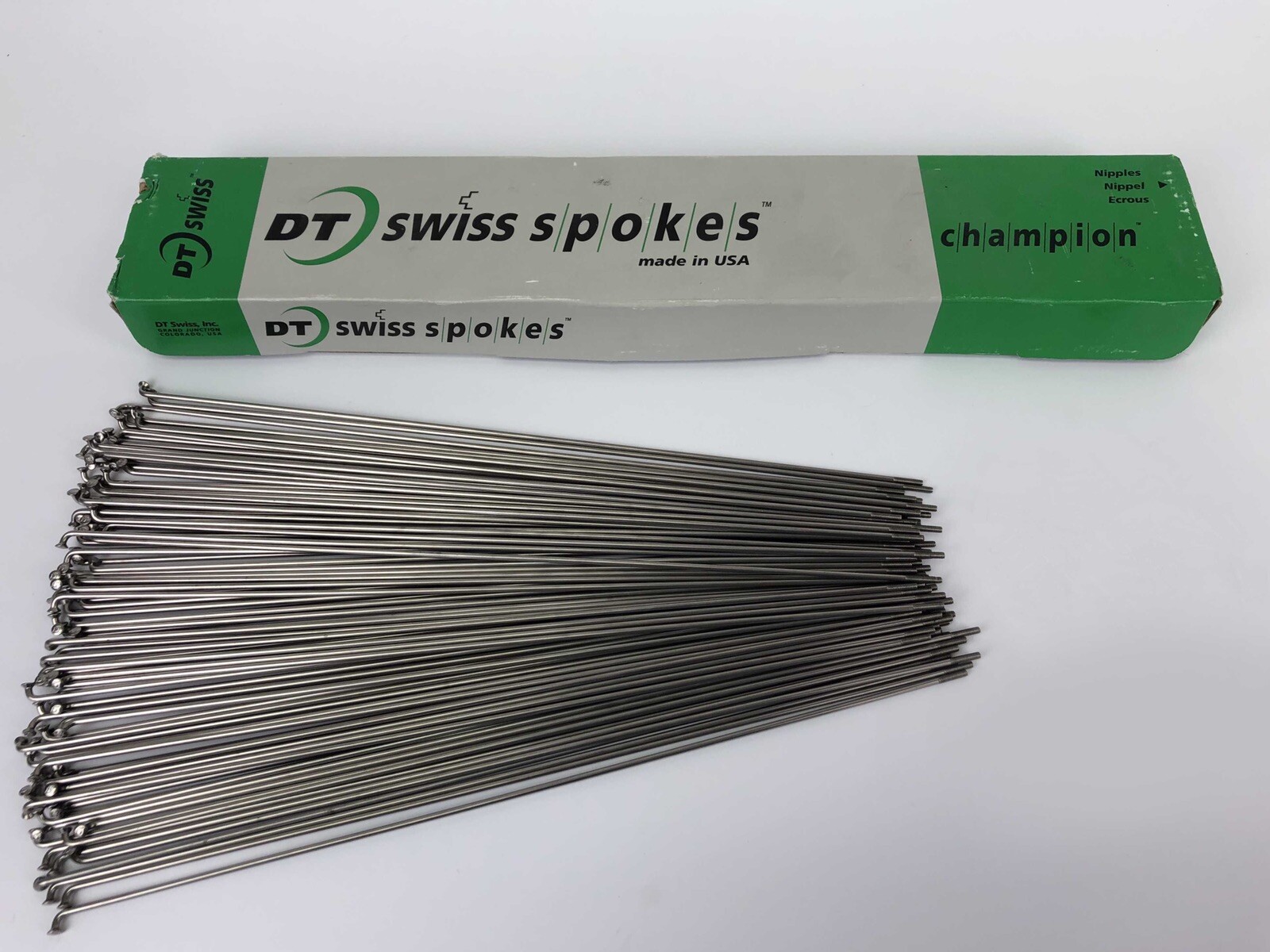 DT SWISS CHAMPION 2.0 242MM SILVER SPOKES – J-BEND – LOT OF 10