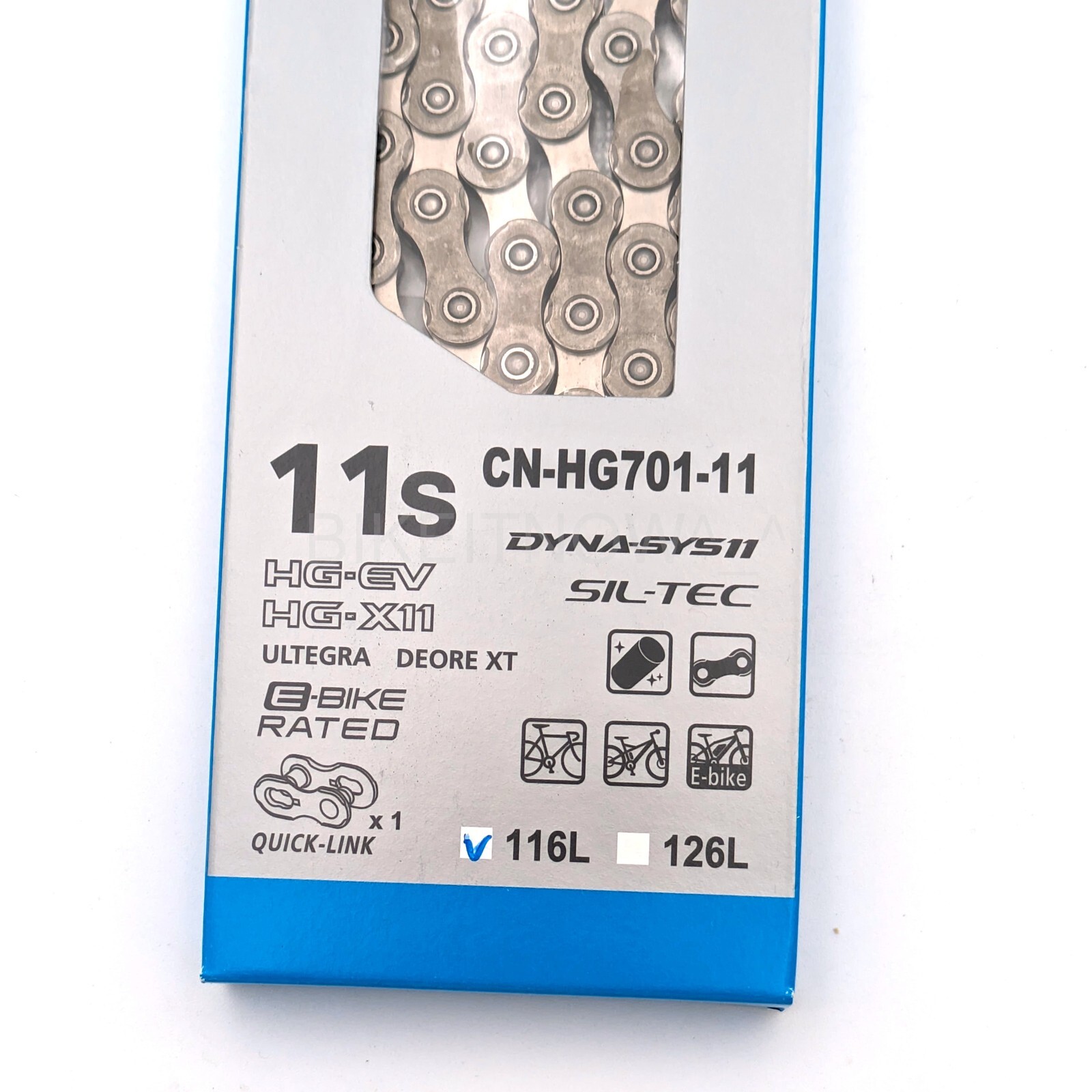 Shimano 105 CS-HG700-11 11-34T Cassette w/ Ultegra CN-HG701 Chain 116L