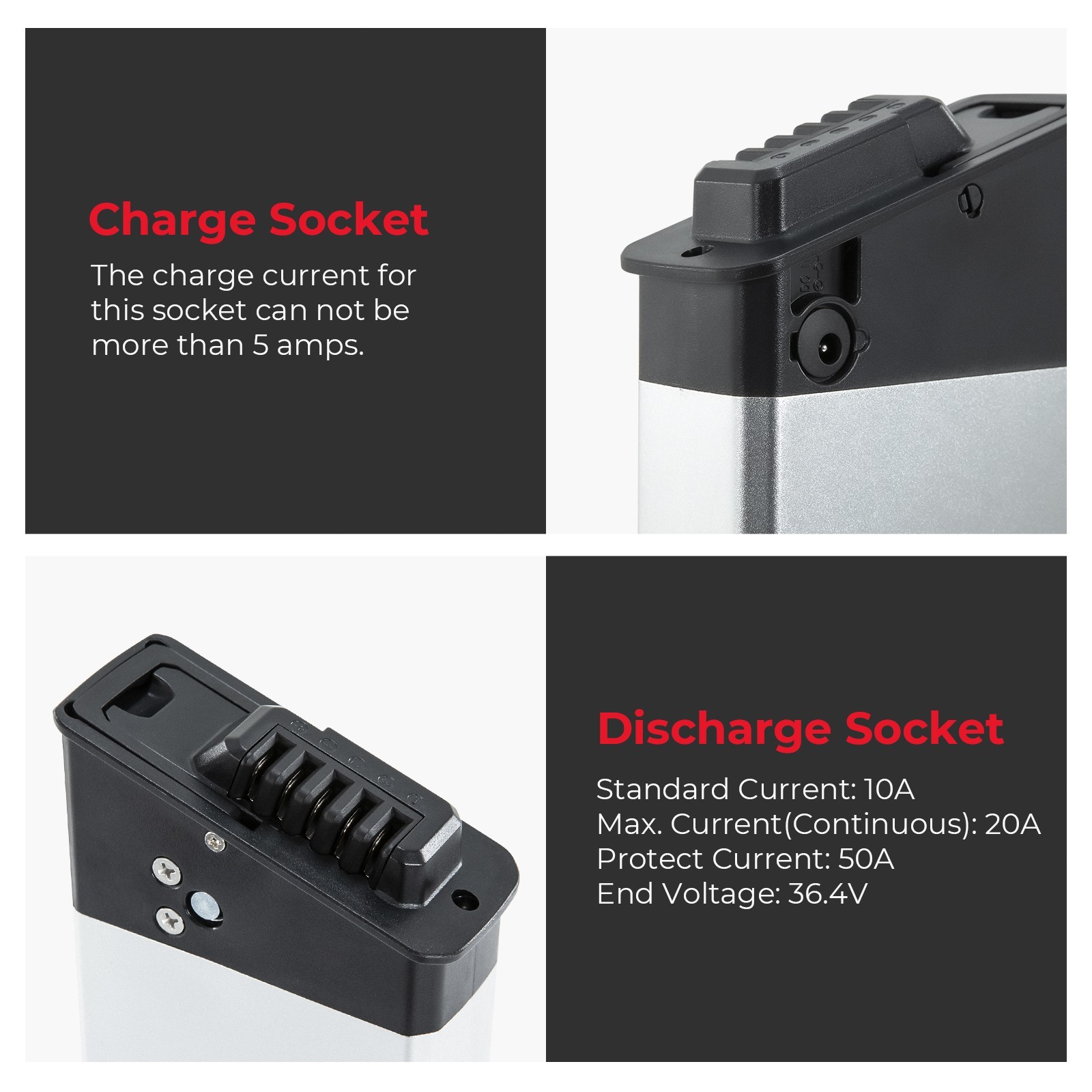 Lectric XP 1.0 2.0 3.0 Models Ebike Battery 48V 11.6Ah Lectric Bike Battery