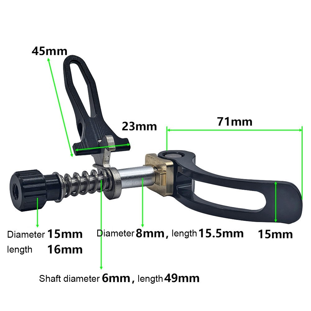 Quick Release Bicycle Seat Clamp Compatible with For Brompton Folding Bikes