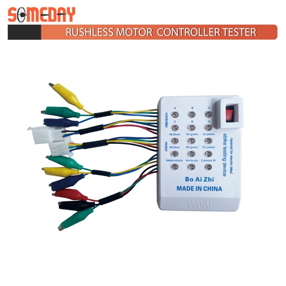 Electric Bicycle 24V 36V 48V 60V 72V Brushless Motor Portable Controller Tester