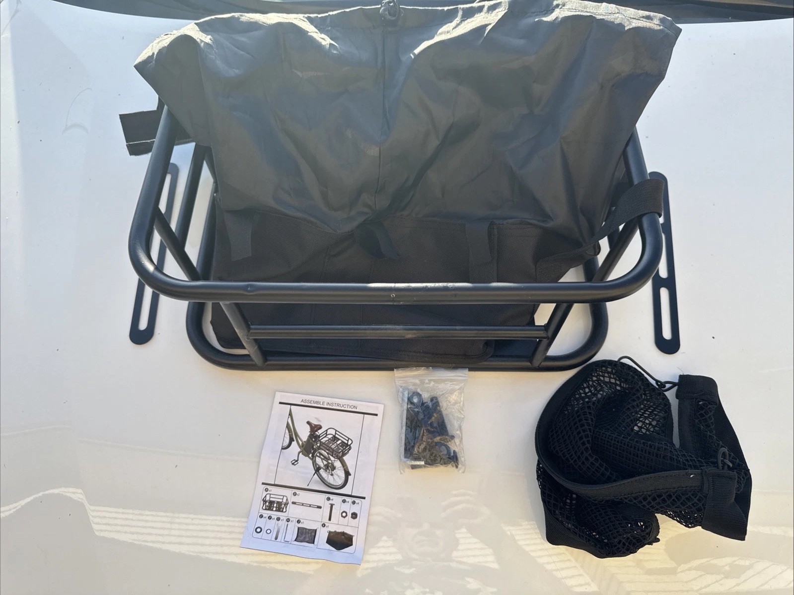 LECTRIC EBIKE SMALL BLACK BASKET Black