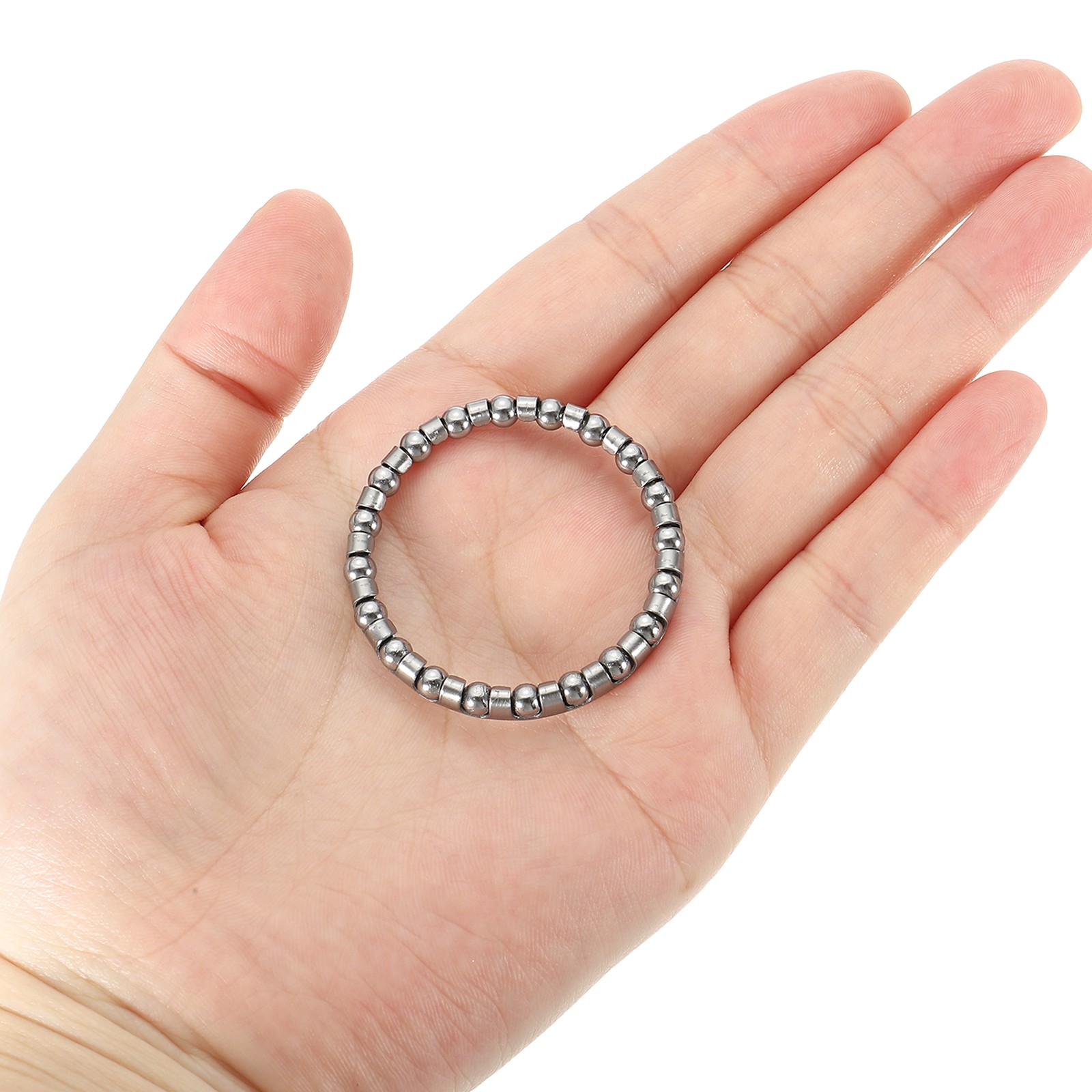 Bike Ball Crank Bearing 40mm x 20 Balls, 4 Pack Bicycle Bearings, Silver