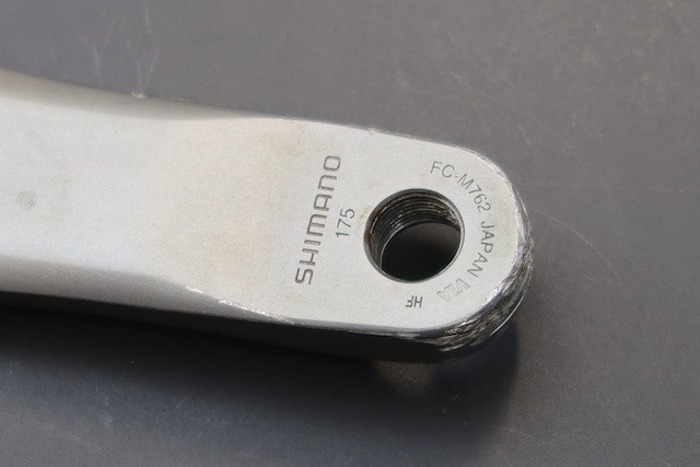 175mm shimano deore xt FC-M762 Left non drive outboard bb crank arm