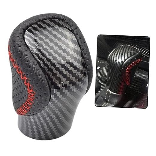 Carbon fiber+red wire Gear Shift Knob for L-EXUS ES GS-450H GX IS-300