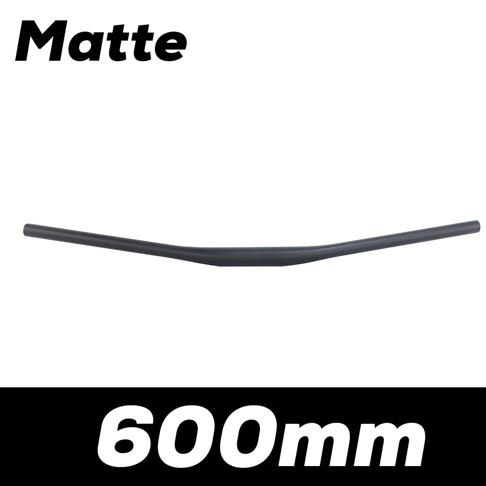 9 Degree Full Carbon Fiber XC Off-Road Racing Flat Handlebar Matte 580-740mm