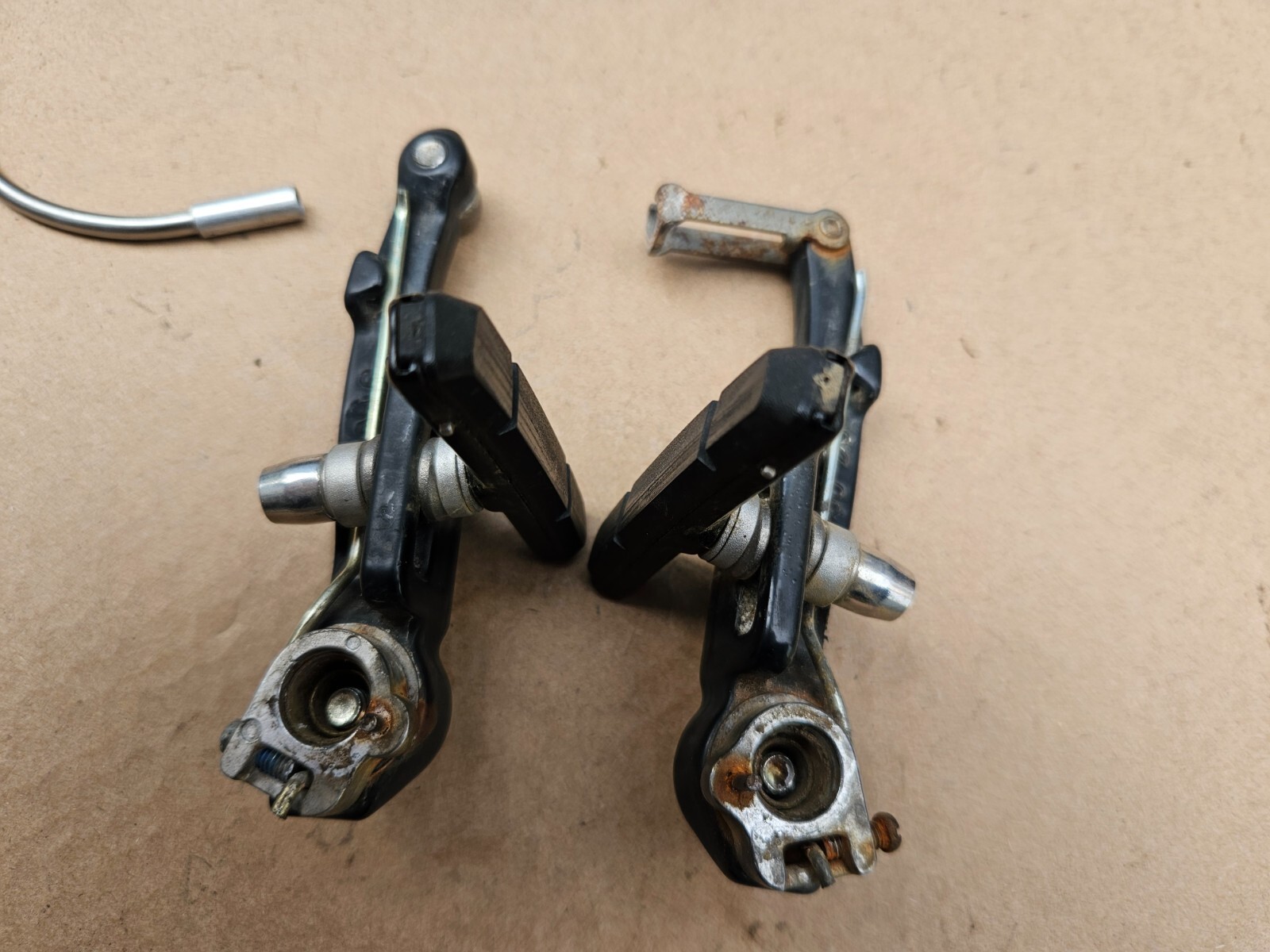 (1 Set) Vintage 90s ProMax Mountain Hybrid Bike V-Brakes Black