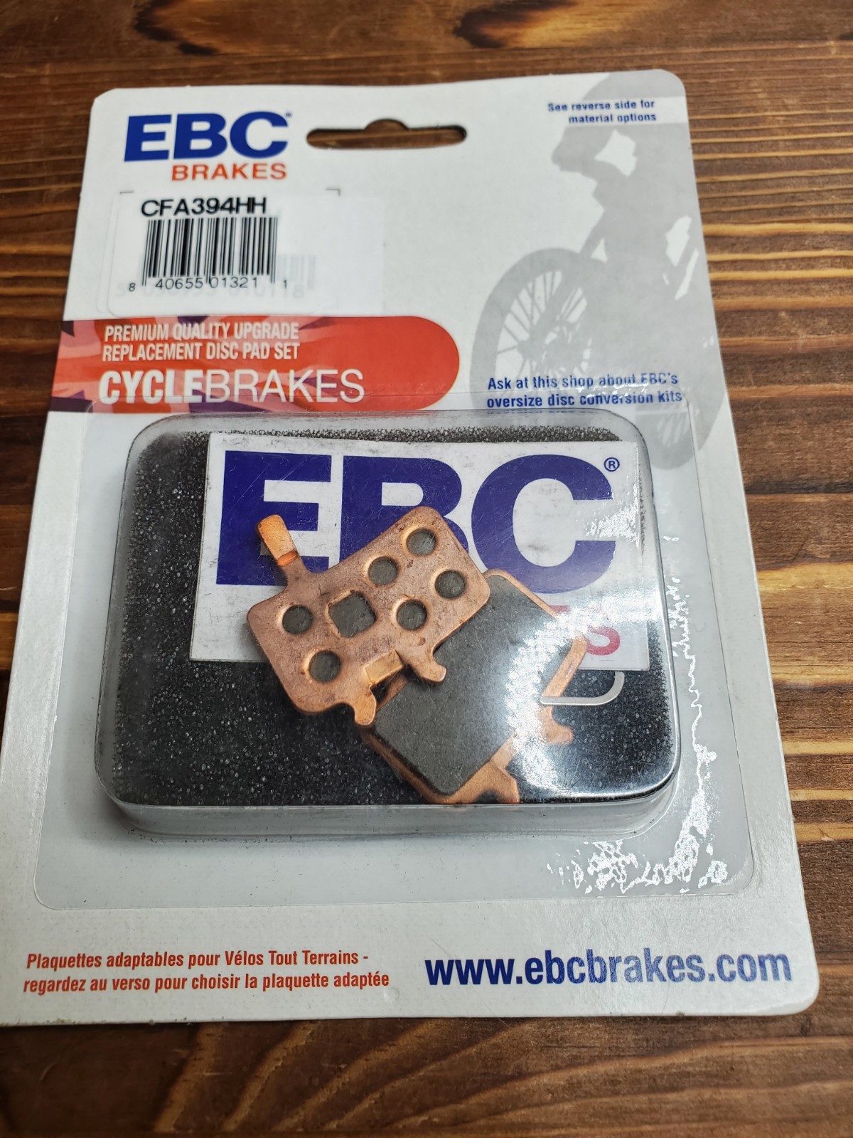High-Performance EBC Disc Brake Pads for Avid Juicy & BB-7 | Sintered Bronze,
