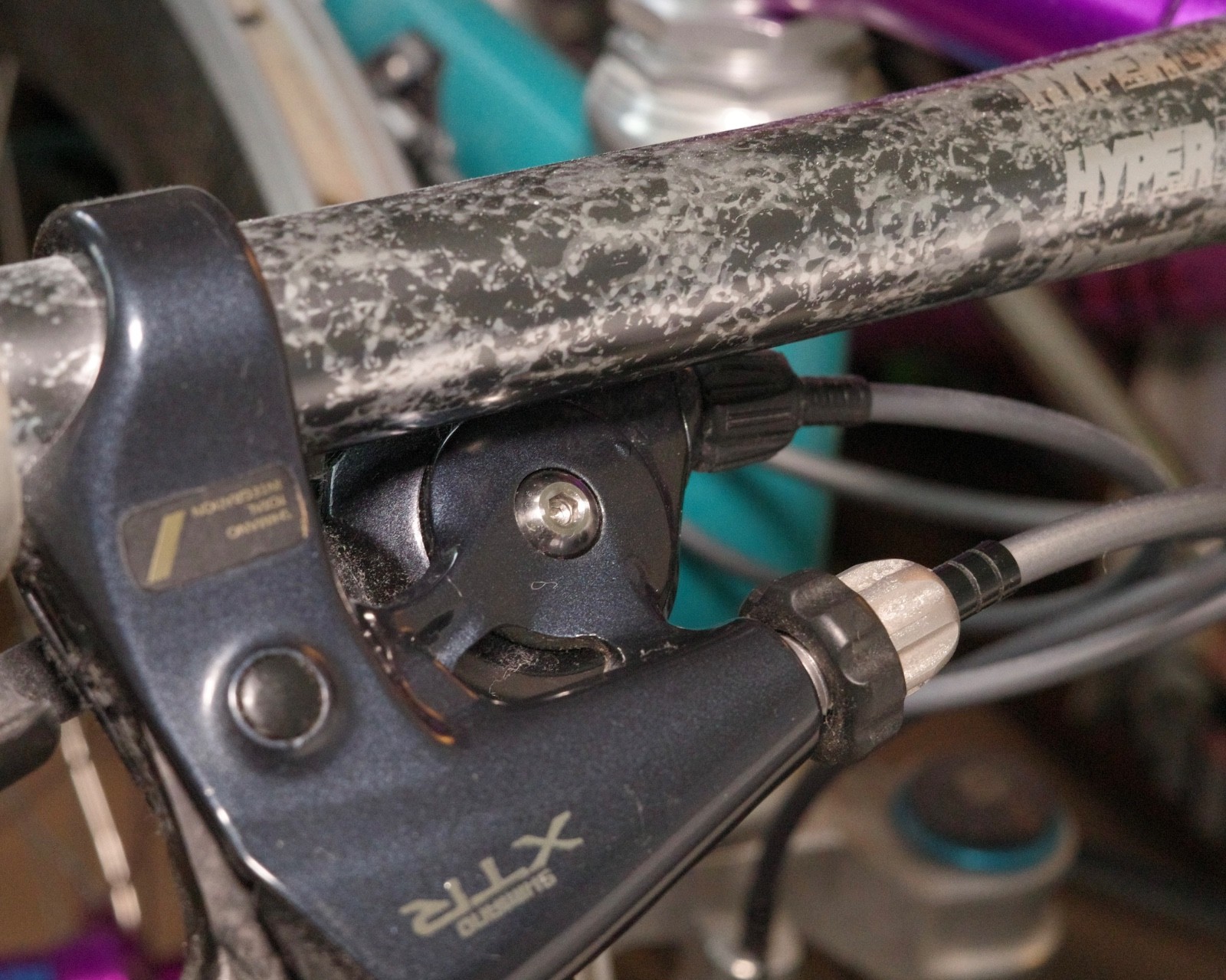 2pcs Titanium bolts M5, SRP reproduction, XTR ST-M900 shifters – retro MTB.