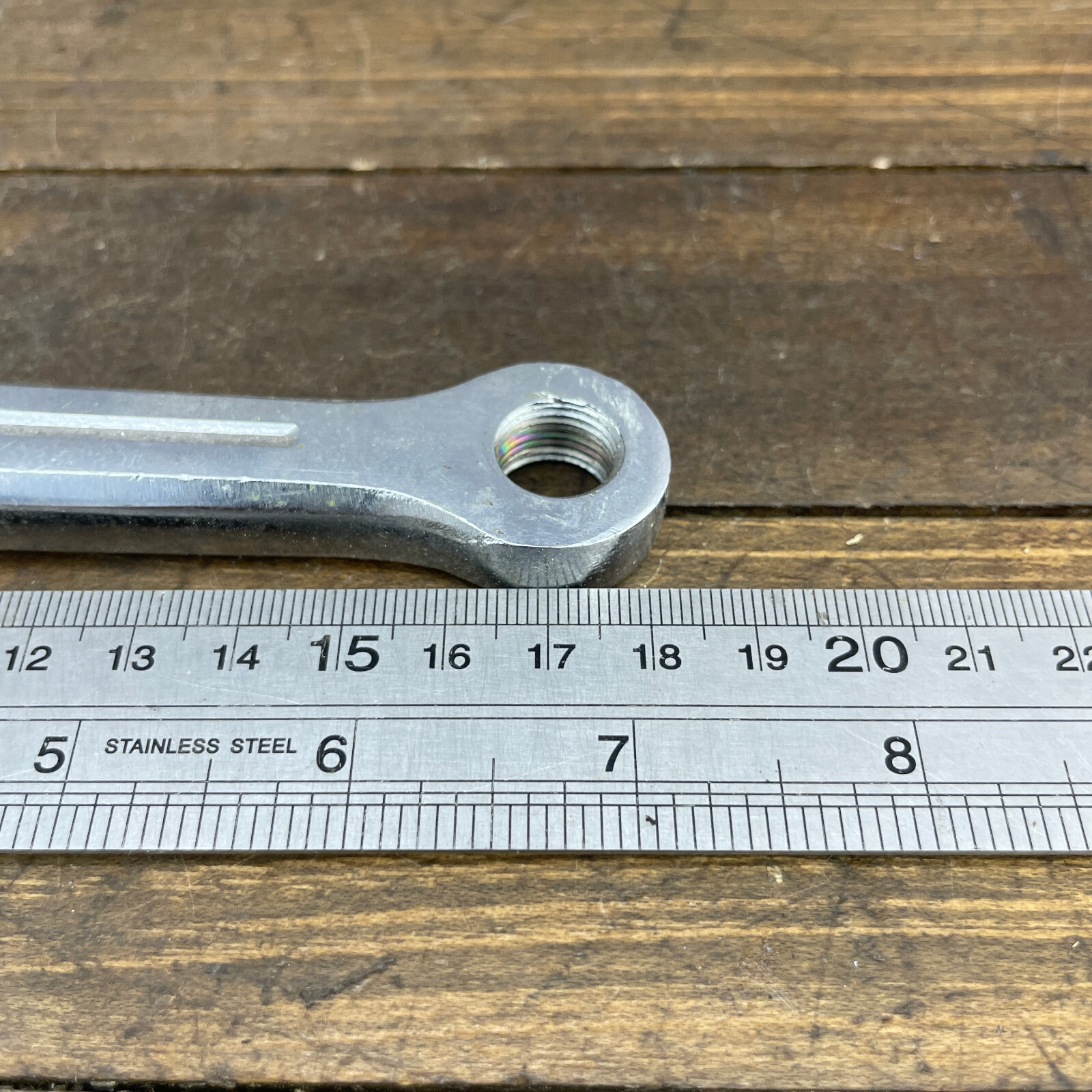 Vintage Nervar Crank Arm Left 170 mm Steel Chrome Cottered Peugeot Race A5