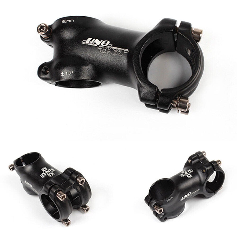 For UNO Stem 7°/17°/35°Mountain Road Bike Handlebar Stem Aluminum 31.8*60-130mm