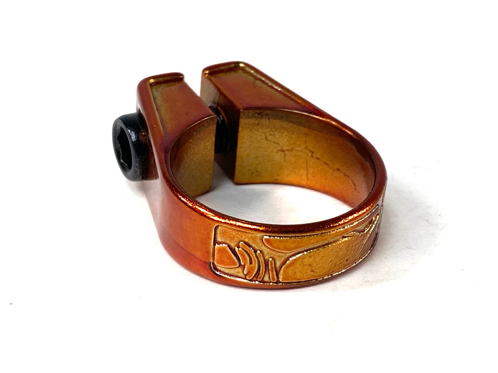 Animal JD BMX Seat Clamp – Custom Orange 28.6mm