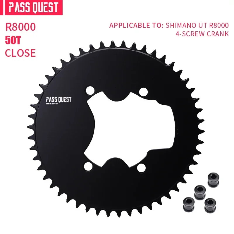 Narrow Wide Chainring for 110BCD 4 – Bolt AERO Compatible with 9/10/11/12 Speed