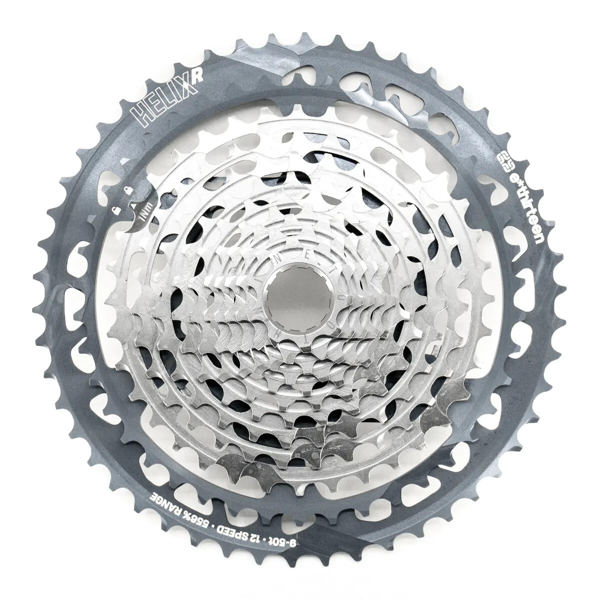 New e13 e*thirteen Helix Race 12-speed Cassette 9-50t Grey