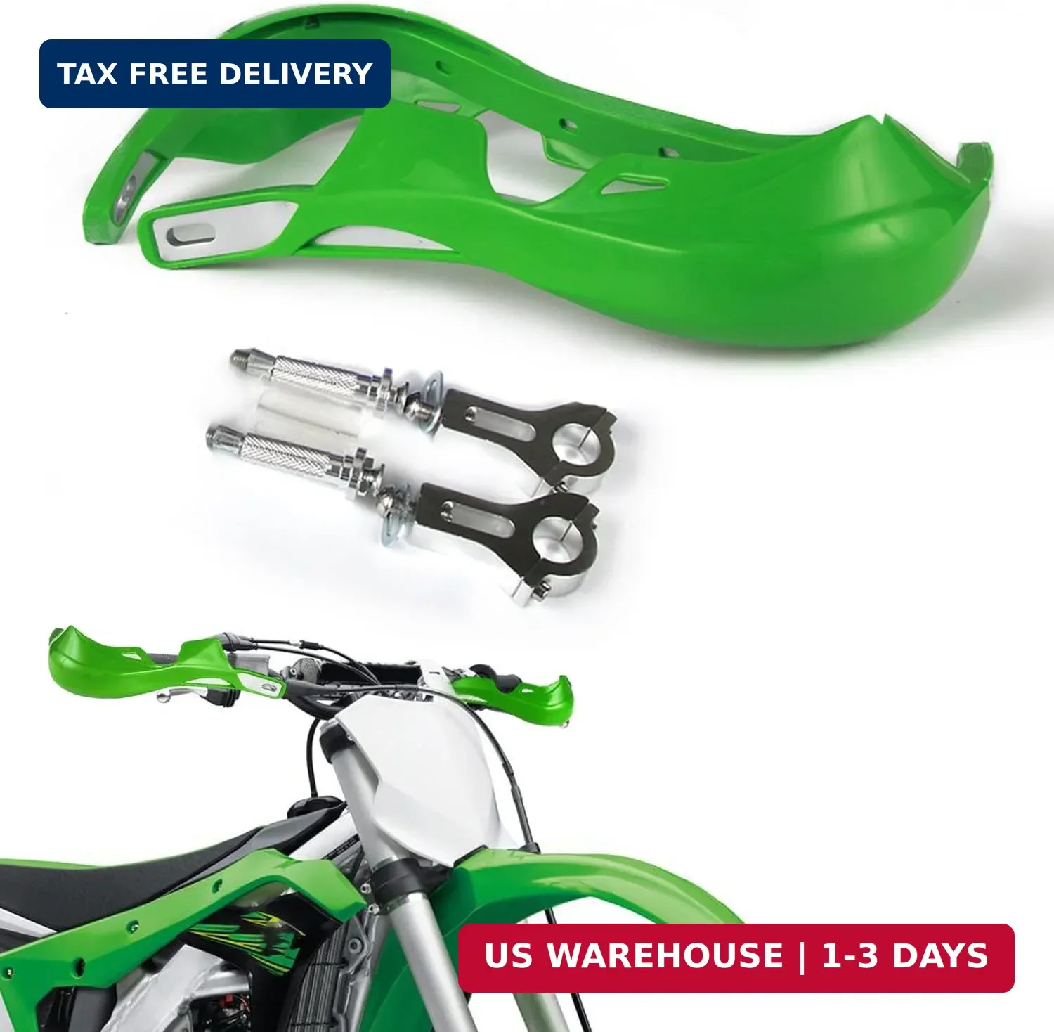 22mm 7/8” Handlebar Hand Guards Handguards Universal for KX65 KX85 KX125 KX25…