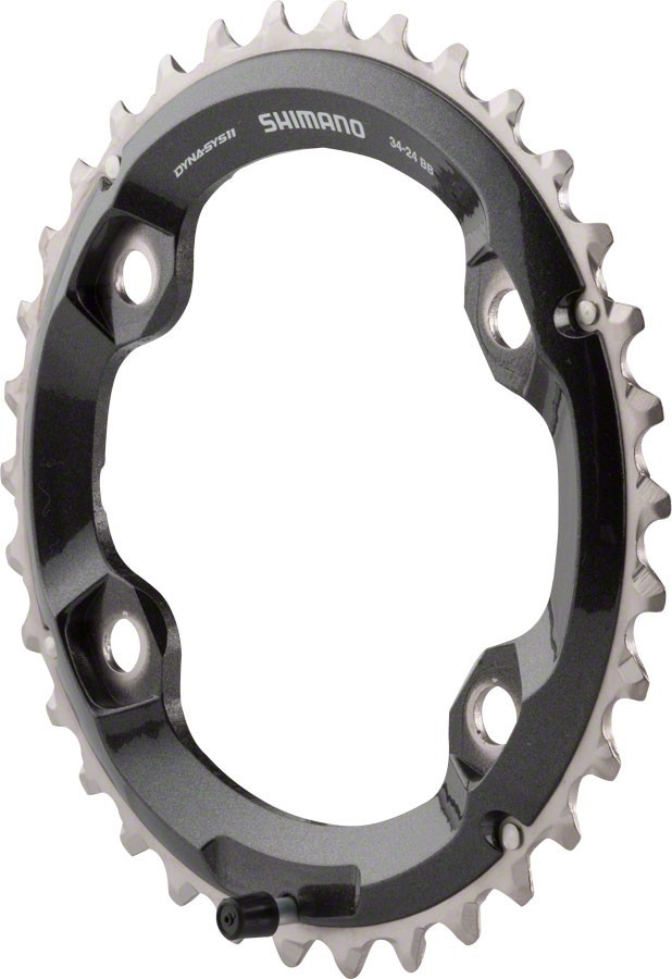 SHIMANO XT M8000 34t 96mm 11-Speed Outer Chainring for 34-24t Set