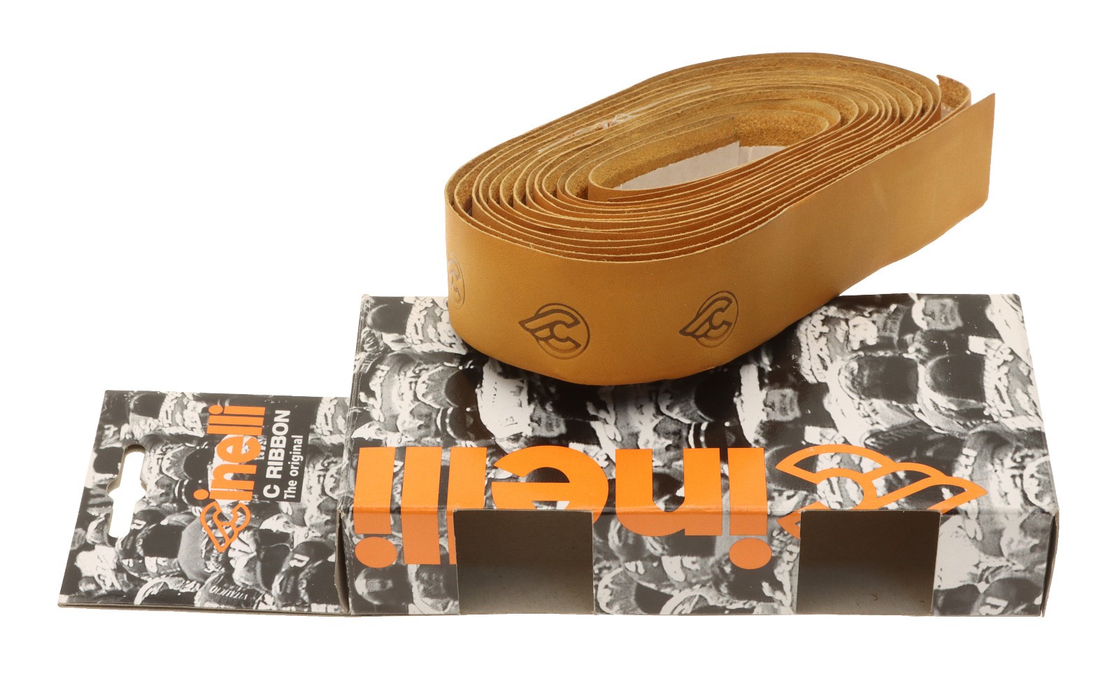 Cinelli Imperial Leather C Ribbon Handlebar Tape Tan Brown Smooth NEW NOS NIB