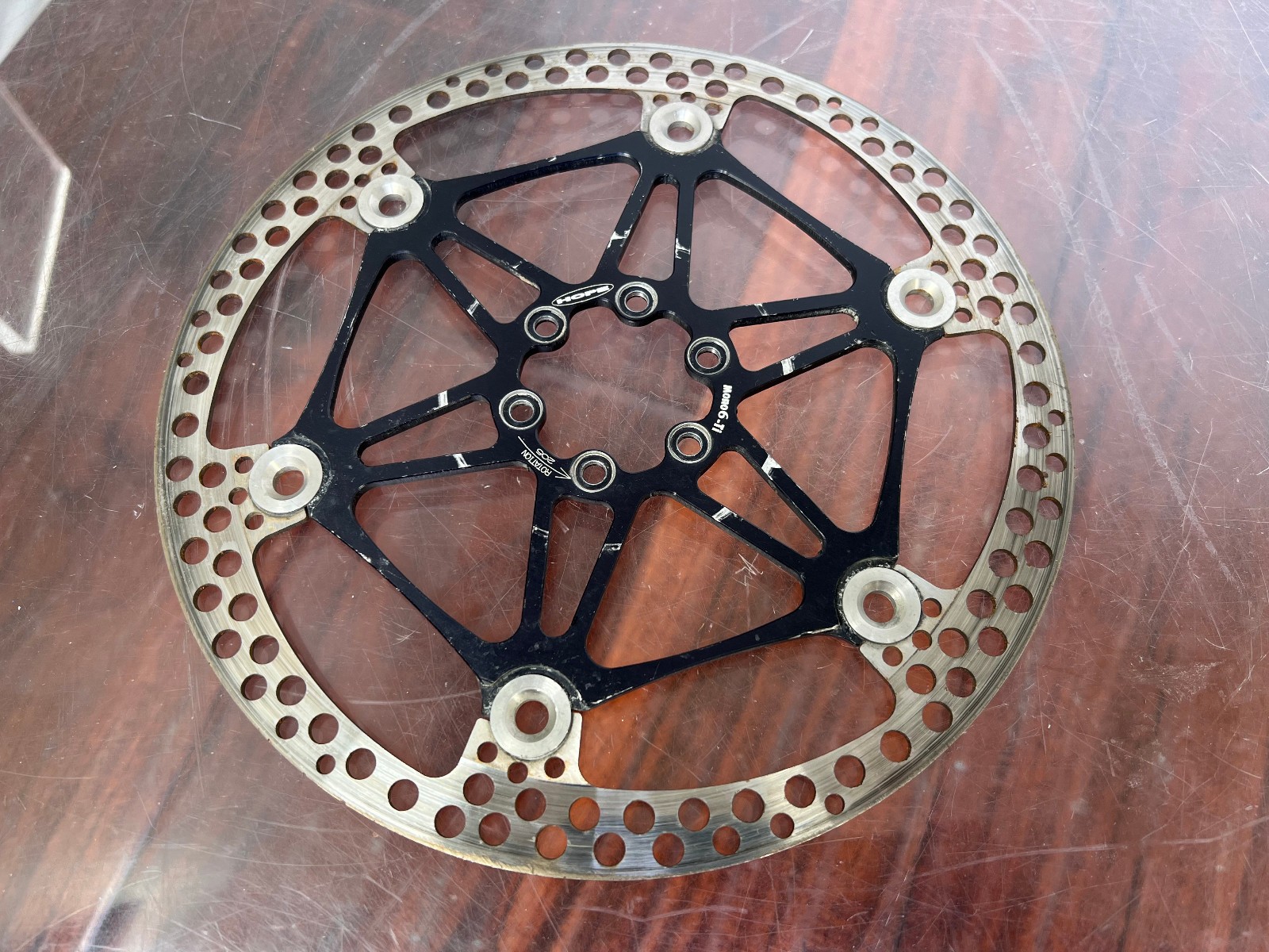 Vintage Hope Mono 6 Ti Brake Rotors Rotor Set 205mm Downhill 26″ DH Retro MTB