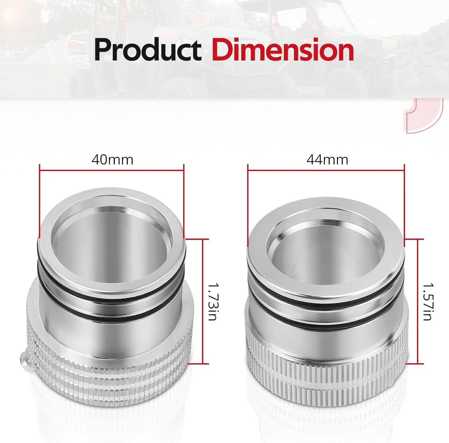 44 -40MM Front Rear Wheel Bearing Greaser Tools for Polaris Ranger 570 700 800 9