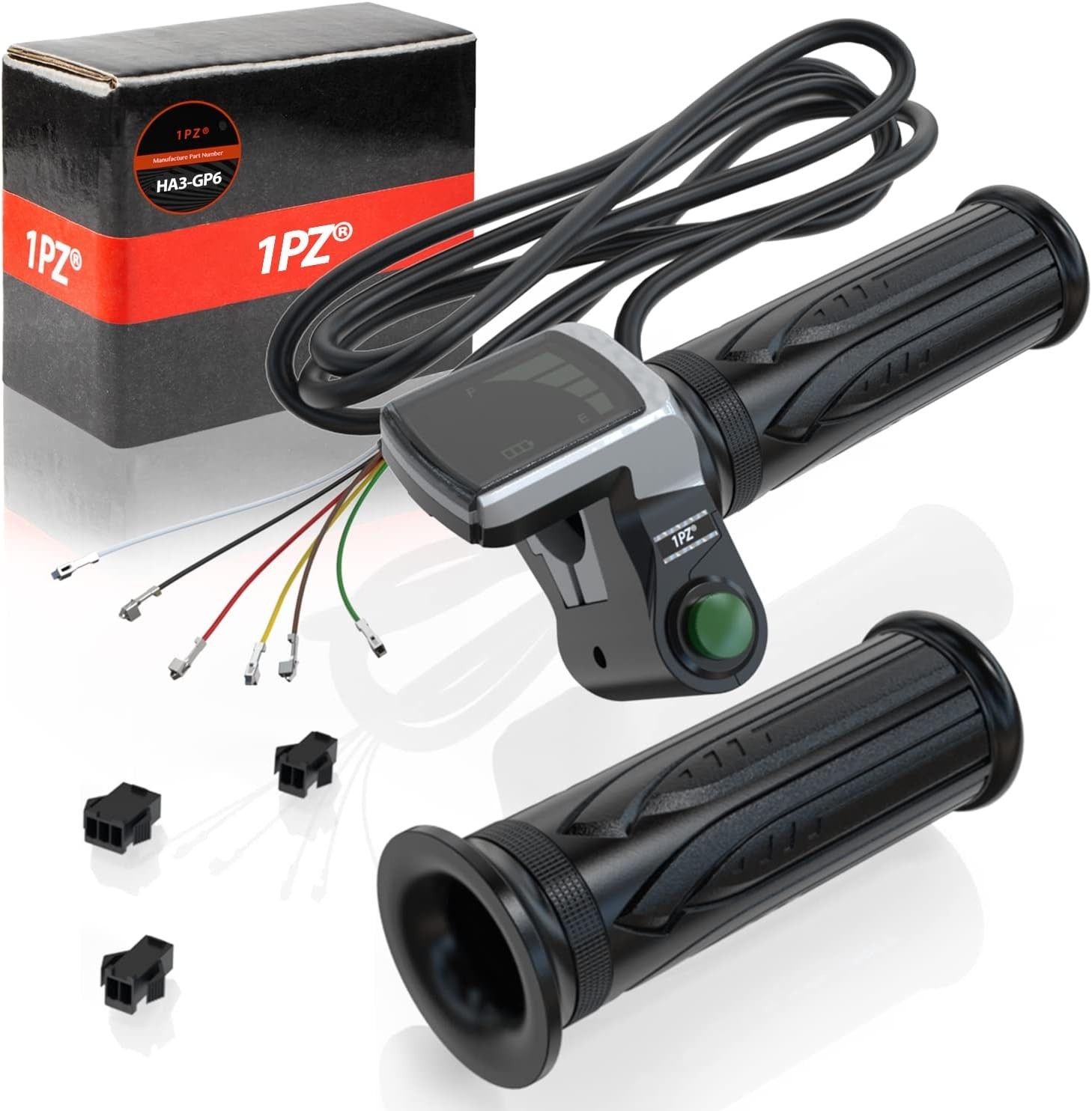 Electric Bike LCD Display Throttle Grip Replacement