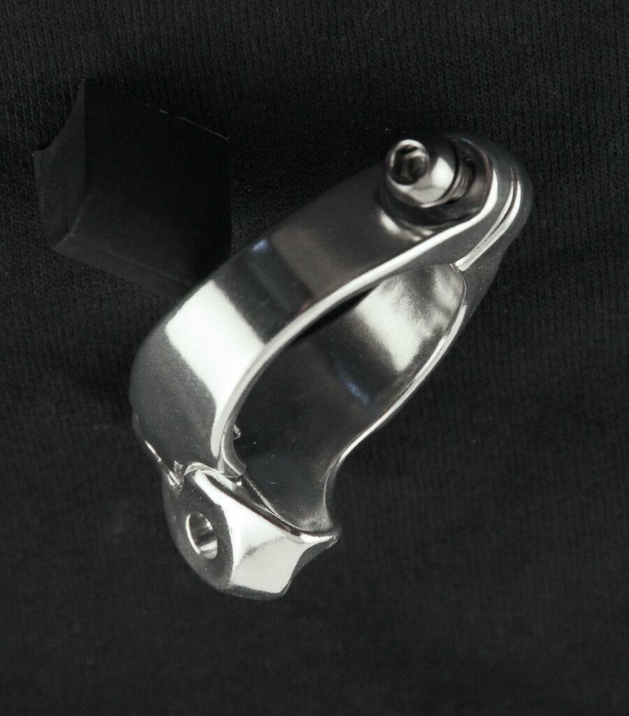 34.9MM Braze On Front Derailleur Clamp Adapter Aluminum Alloy 32g Road Bike New