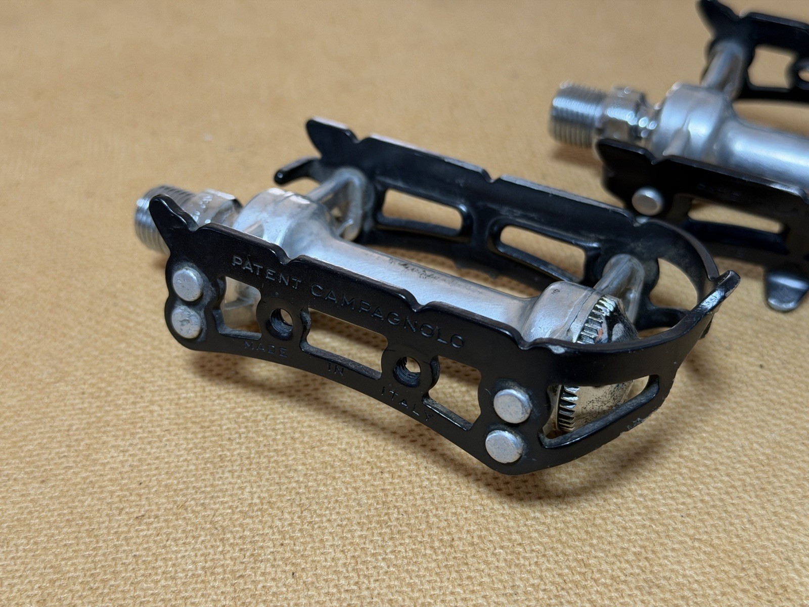 Vintage Campagnolo Superleggeri Pedals 9/16” Made In Italy Record