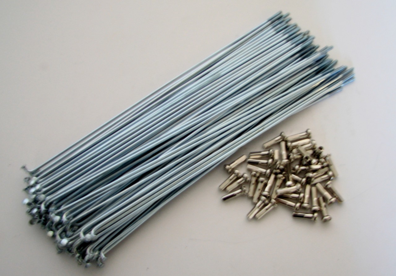 36pcs Bicycle Spokes 14G X 259MM UCP Steel Nipples Bikes Cycling New!