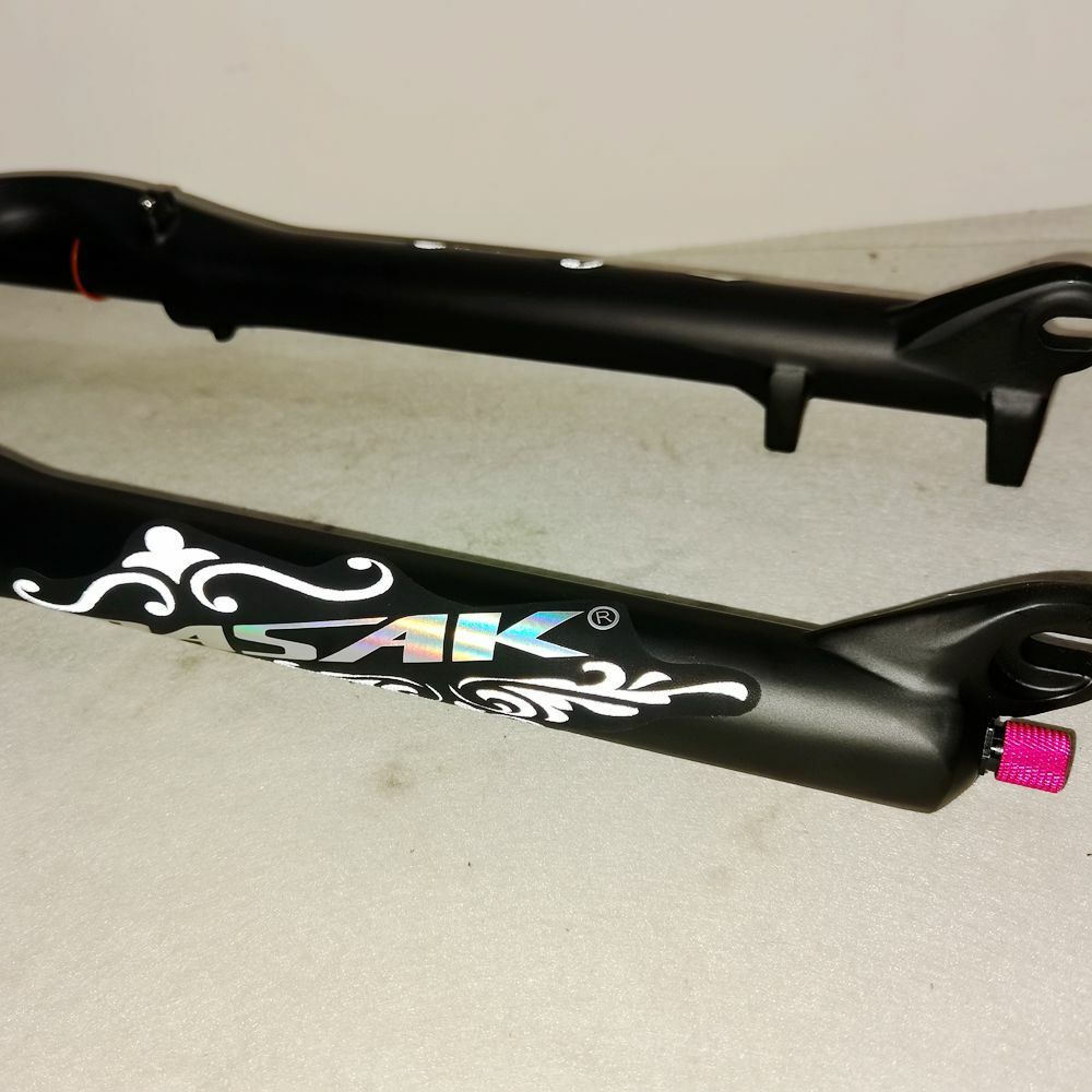 Fat Bike Fork Double Shoulder 26*4.0″ Air Forks Snow MTB Bicycle Mountain 135mm