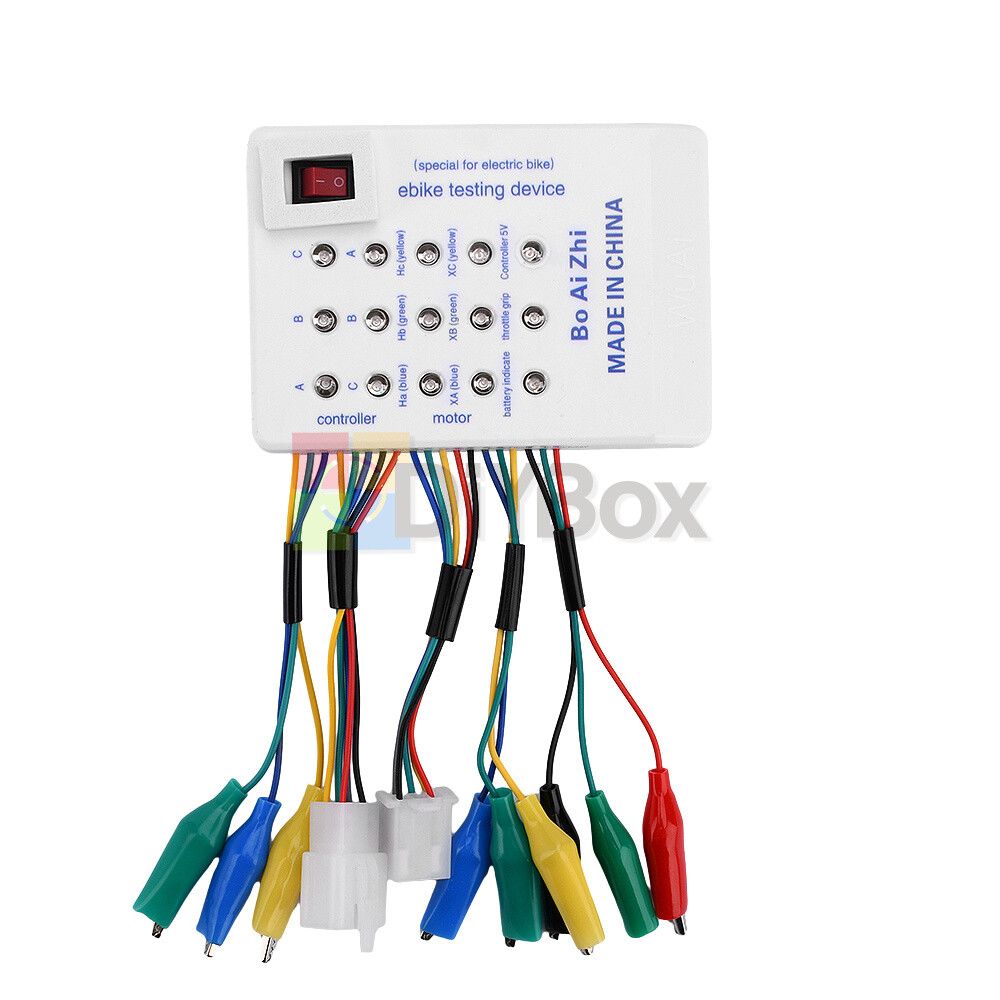 Brushless Motor Tester Ebike Testing Device Electric Hall Tester Detector 24-72V