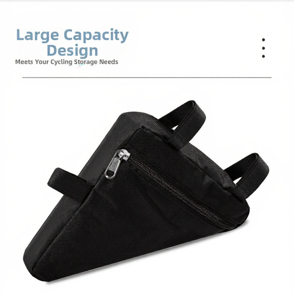 Oxford Waterproof Bike Bag Triangle Shape 20x20x27 cm for MTB Road Use