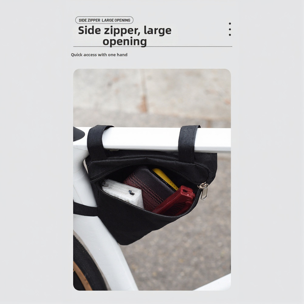 Oxford Waterproof Bike Bag Triangle Shape 20x20x27 cm for MTB Road Use
