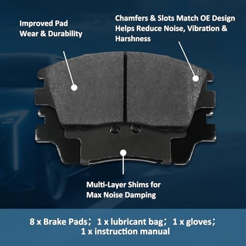 Brake Pads for Hyundai Tucson 2016-2021,for Kia Sportage 2017-2021 | Front &