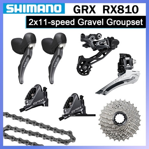NEW Shimano GRX RX810 2×11-Speed Disc Brake Gravel Road Groupset R8000 Cassette