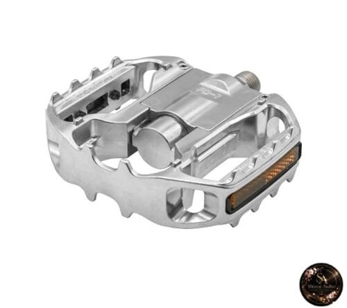 MKS (Mikashima Manufacturing Co. Ltd.) Bicycle Pedals FD-7 WIDE Silver
