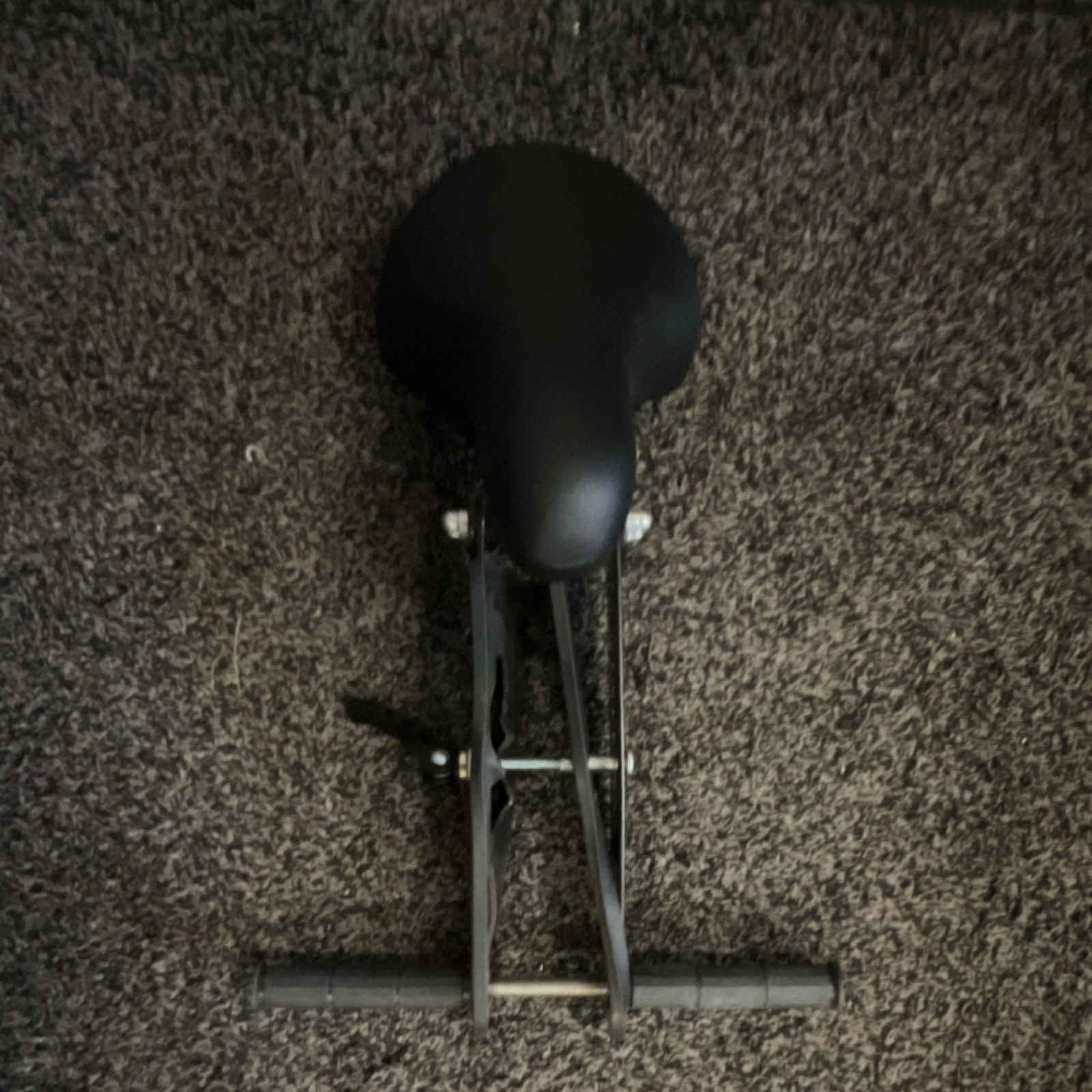 Black Comfort Universal Bicycle Saddle Metal Plastic with Mounting Hardware